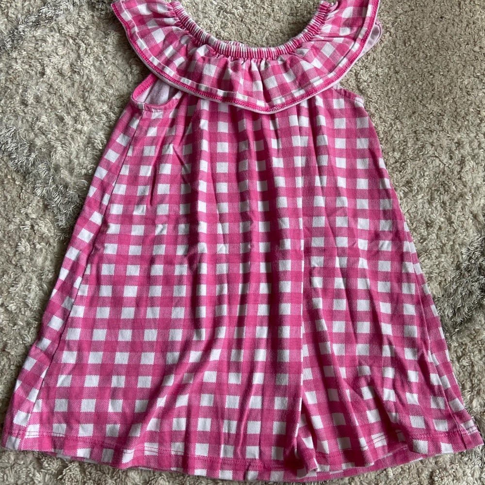 Pink Checkered Dress